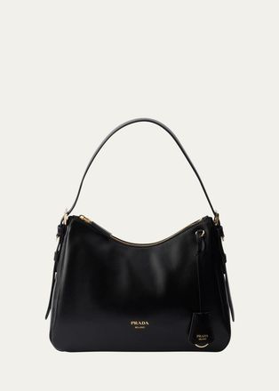 Prada Aimee Medium Leather Shoulder Bag