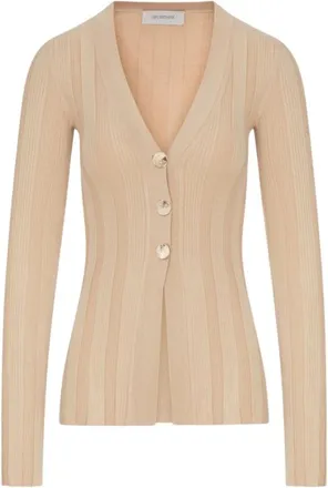 Sportmax Truien & Vesten, Dames, Beige, S, Spxlaser Cardigan