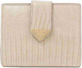 Prada Pre-owned Wallets, female, Pink, Size: ONE SIZE Pre-owned Leather wallets