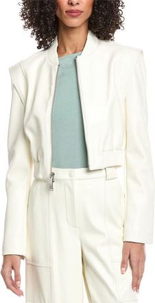 SIMKHAI Simkhai Doreen Vegan Leather Bomber Jacket