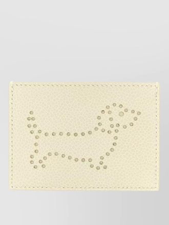 Thom Browne hector card holder studded textured design