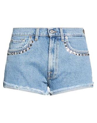 7 For All Mankind BOTTOMWEAR - Denim shorts on YOOX.COM