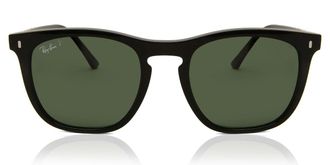 Ray-Ban RB2210 Polarized 901/58 Mens Sunglasses Black Size 53