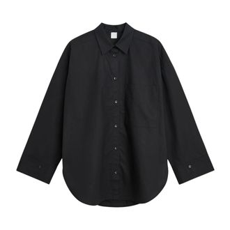 By Malene Birger Mujer, Blusas y Camisas, Negro, Talla: 2XL