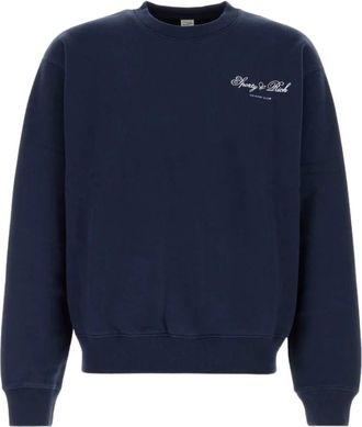 Sporty & Rich Felpa girocollo - - Sweatshirts & Hoodies - Donna - Blu - L