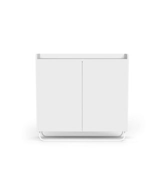 HERDASA Herdasa - Recibidor Zapatero 2 Puertas Modelo 526 Acabado Blanco, 87 Cm (alto) X 90 Cm (ancho) X 25.5 Cm (prof.)