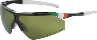 Salice 004 ITA IR NERO/RW BLU Mens Sunglasses White Size Standard