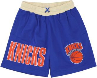 Mitchell & Ness NBA Team OG 2.0 Fashion Shorts - Heren - Fitness - Blauw - XL - Polyester - Fitness