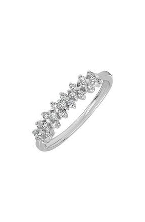 Bony Levy Getty Diamond Stacking Ring in 18K White Gold at Nordstrom Rack, Size 6.5