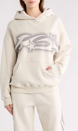 PacSun Cyber Graphic Hoodie in Silver at Nordstrom Rack, Size Xx-Small