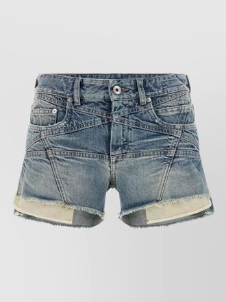 Rick Owens denim short shorts