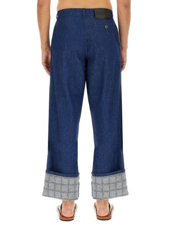 J.W.Anderson Workwear Cotton Jeans - Blue