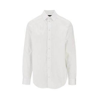 Emporio Armani Poplin shirt Man S
