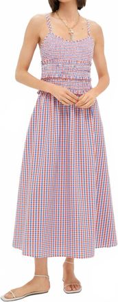 Hunter Bell Francie Midi Dress In Lighthouse Gingham