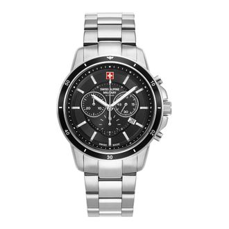 Swiss Alpine Military Mens Watch Douglas Chronograph 7089.9137 - unisex - Swiss Alpine Military - Watches - Gray - ONE SIZE - Accessories