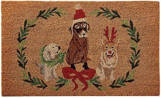 Ballard Designs Holiday Dogs Coir Mat - Ballard Designs