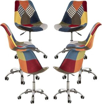 Regalos Miguel Regalos Miguel - Packs Sillas - Pack 6 Sillas Neo Patchwork - Patchwork Colores