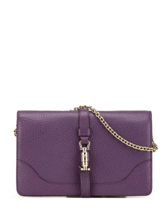 Gucci 2000-2015 Pebbled Calfskin Piston Broadway Evening Bag shoulder bag - women - Calf Leather - One Size - Purple
