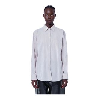 R&oacute;he Camicia a Righe Vestibilit&agrave; Classica - - Blouses & Shirts - Donna - Rosa - S
