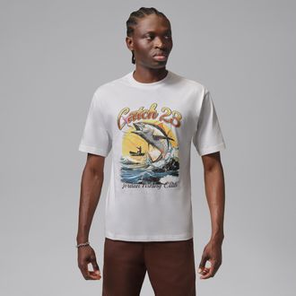 Nike Jordan Mens Jordan Graphic T-Shirt in White | IF3057-100