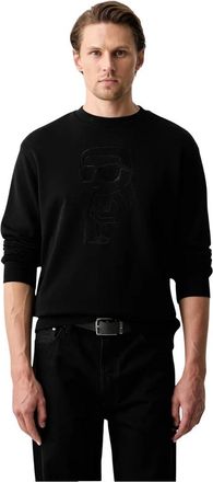 Karl Lagerfeld 705011 Sweatshirt - Heren - Sweatshirts - Zwart - XL - Katoen - Hoodies & sweatvesten