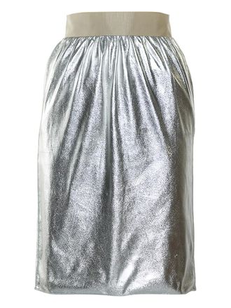 Dolce & Gabbana 2023 metallic skirt - Silver
