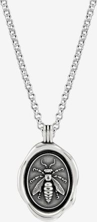 Dower & Hall Mens Achievement Wasp Talisman Necklace in Sterling Silver at Nordstrom, Size 22