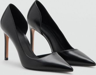 Mango Scarpe tacco asimmetrico nero - Donna - 35 - MANGO