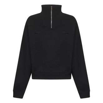 Jacquemus Zip-throughs, female, Black, XS, Black Jumper with Zip Closure