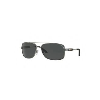 Burberry Rectangle Sunglasses - male - Burberry - Sunglasses - Gray - 63 MM - Accessories