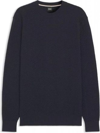 HUGO BOSS H-Imberto Sweater - Heren - Sweatshirts - Blauw - L - Katoen - Hoodies & sweatvesten