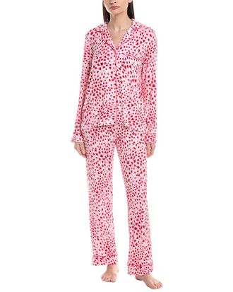 DKNY Dkny 2Pc Notch Top & Pant Sleep Set