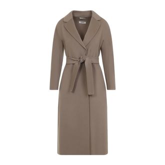 Max Mara Belted Coats, female, Beige, Size: 2XS Belted Coat