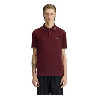 Fred Perry Polo M3600 - - Tops - Uomo - Rosso - 3XL
