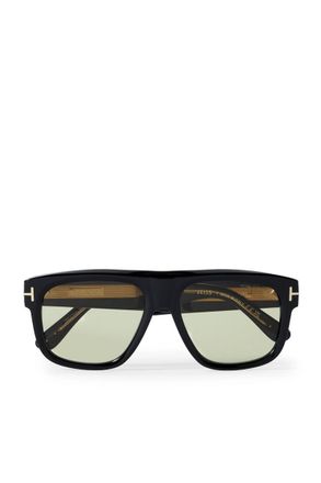 Tom Ford Icon Square-Frame Acetate Sunglasses