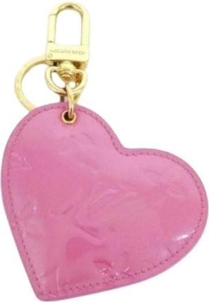 Louis Vuitton Pre-owned Accessories, female, Pink, Size: ONE SIZE Pre-owned Canvas Key-holder