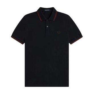 Fred Perry Heren, Tops, Blauw, Maat: M