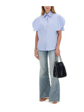 Stella McCartney 100% Cotton Bootcut Jeans - Blue