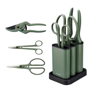 Fiskars Conjunto De Jardiner&iacute;a Ergon&oacute;mico Acero Inoxidable