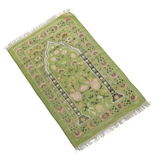 OEM Manta De Oraci&oacute;n, Alfombra De Oraci&oacute;n Con Borlas, - Verde Suave