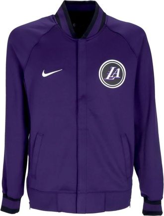 Nike City Edition Lichtgewicht Sweatshirt Jack - Heren - Sportshirts - Paars - XL - Polyester - Fitness