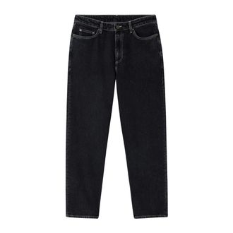 American Vintage Yopday Rechte jeans - Heren - Jeans - Zwart - Maat: W33 Katoen