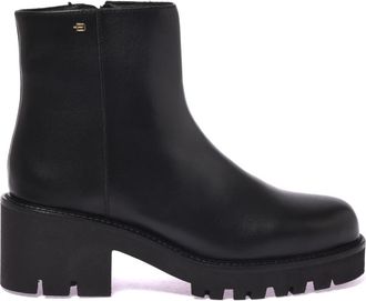Baldinini Bot&iacute;n de Piel - Shoes - Mujer - Negro - 38 1/2 EU