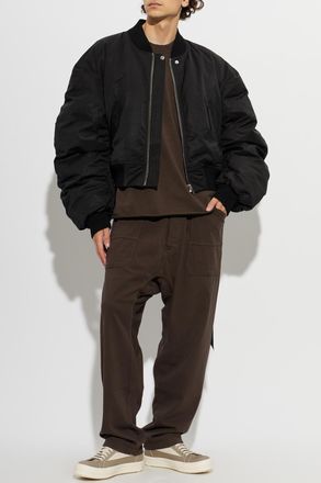Rick Owens Long Sleeve T-shirt, Mens, Brown