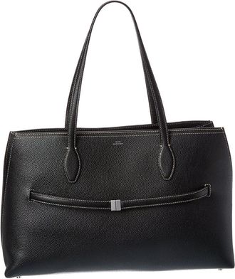 Toteme Toteme Logo Leather Tote