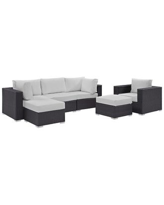ModWay Convene 6-Piece Outdoor Patio Sectional Sete