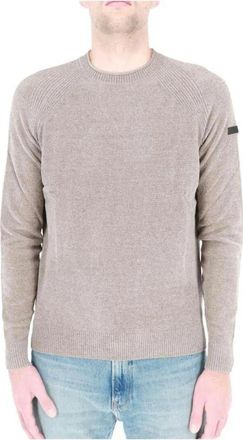 Roberto Ricci Design Stijlvolle Dolcevita voor modeliefhebbers - Heren - Ronde hals truien - Bruin - L - Truien & Vesten
