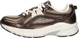 Maruti Schoenen, Dames, Bruin, 42 EU, Nola Sneakers Laag