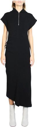 Malloni Dames, Jurken, Zwart, Maat: XS Katoen