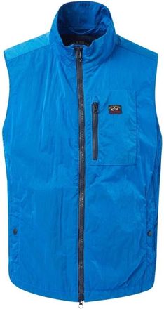 Paul & Shark Nylon Vest Jacket - male - Paul & Shark - Waistcoats - Blue - 2XL - Jackets